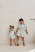 AIRKID Air-Flex Two-Piece Linen Blend Toddler Set